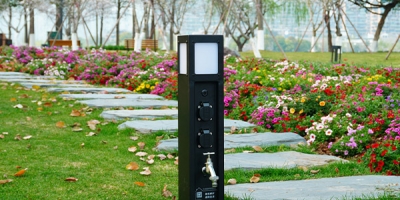 庭院裝修最頭疼的問題，極亞水電一體樁如何解決？